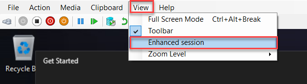 Disable Enhanced Session