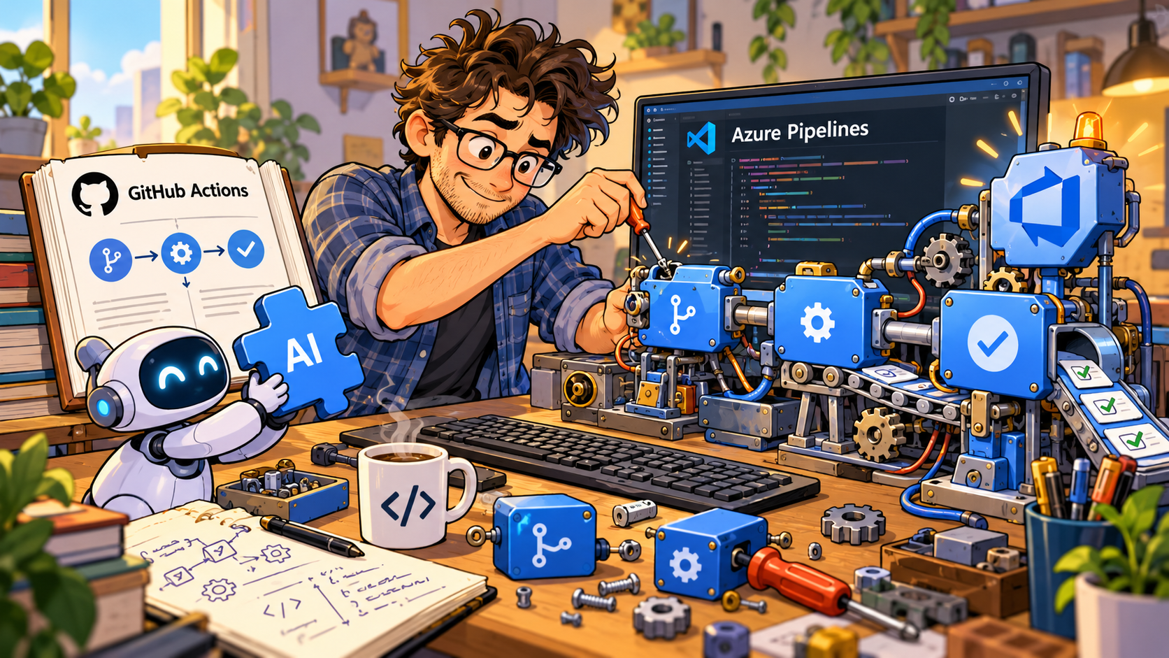 I built a VS Code extension that shows your Azure DevOps pipeline runs right in your editor — live status, stages and jobs, logs, notifications, and run, cancel or re-run without switching to the browser.
